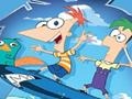 Phineas and Ferb pada Snowboarding: Puzzle untuk bermain online