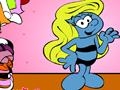 Berpakaian Smurfettu untuk bermain online