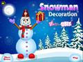 Dekorasi Snowman untuk bermain online